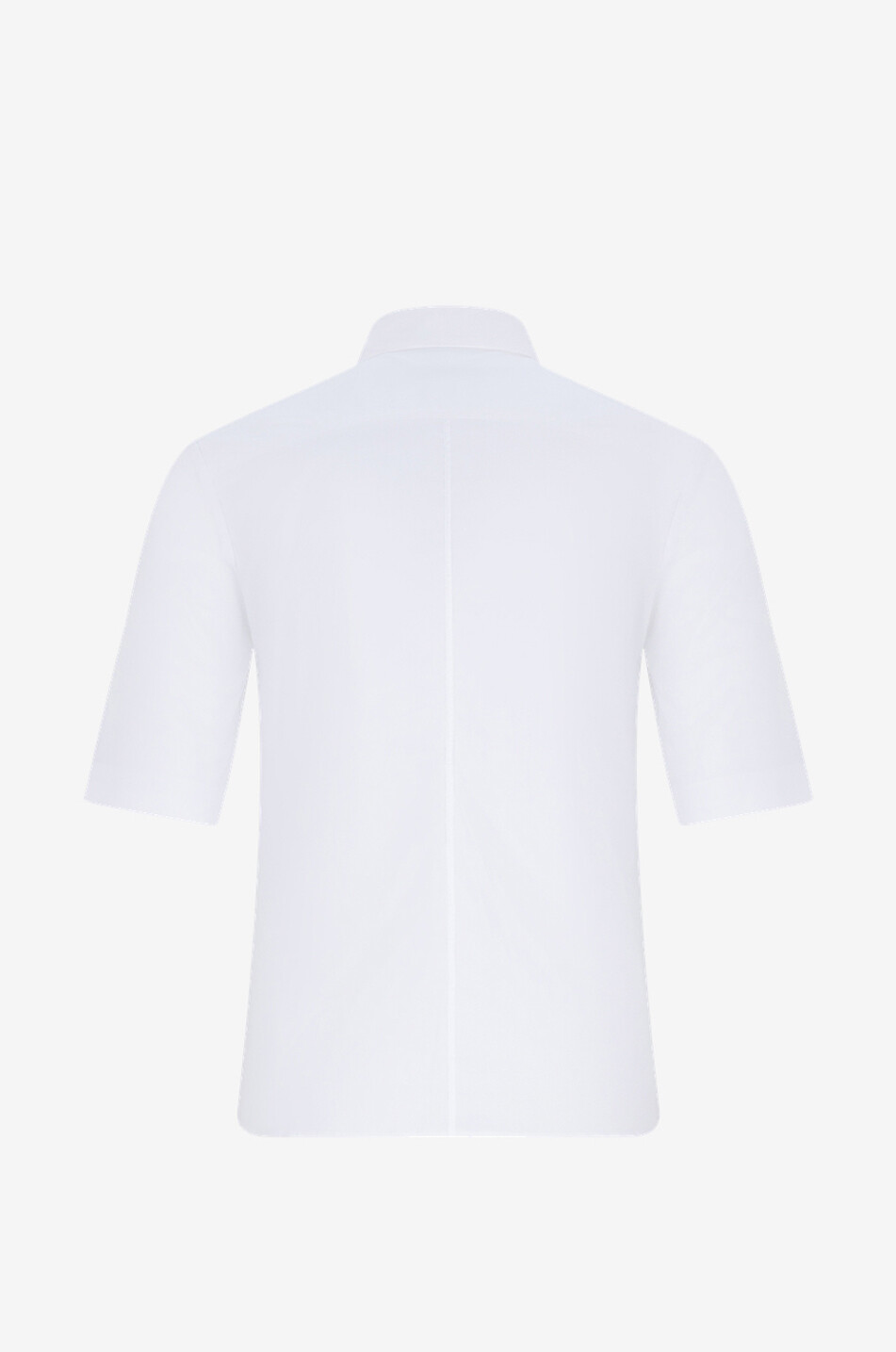 ARTIGIANO Rosa cinched cotton short-sleeved shirt Women WHITE 2