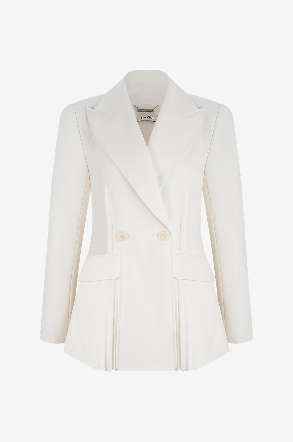 Izzie cinched wool blazer