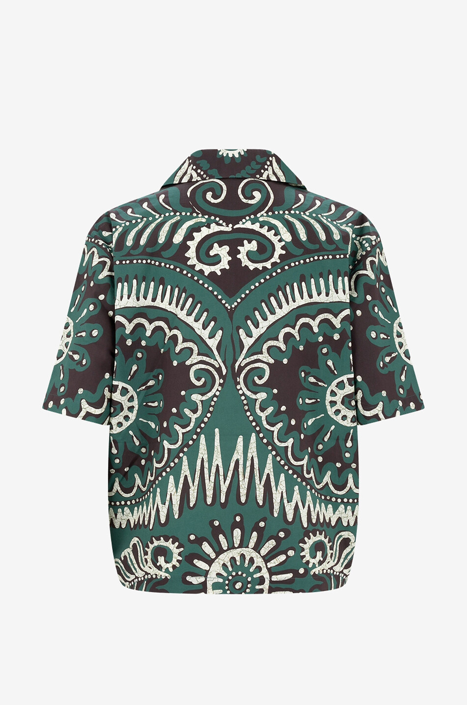 SEA Charlough printed short-sleeved shirt Women GREEN 2