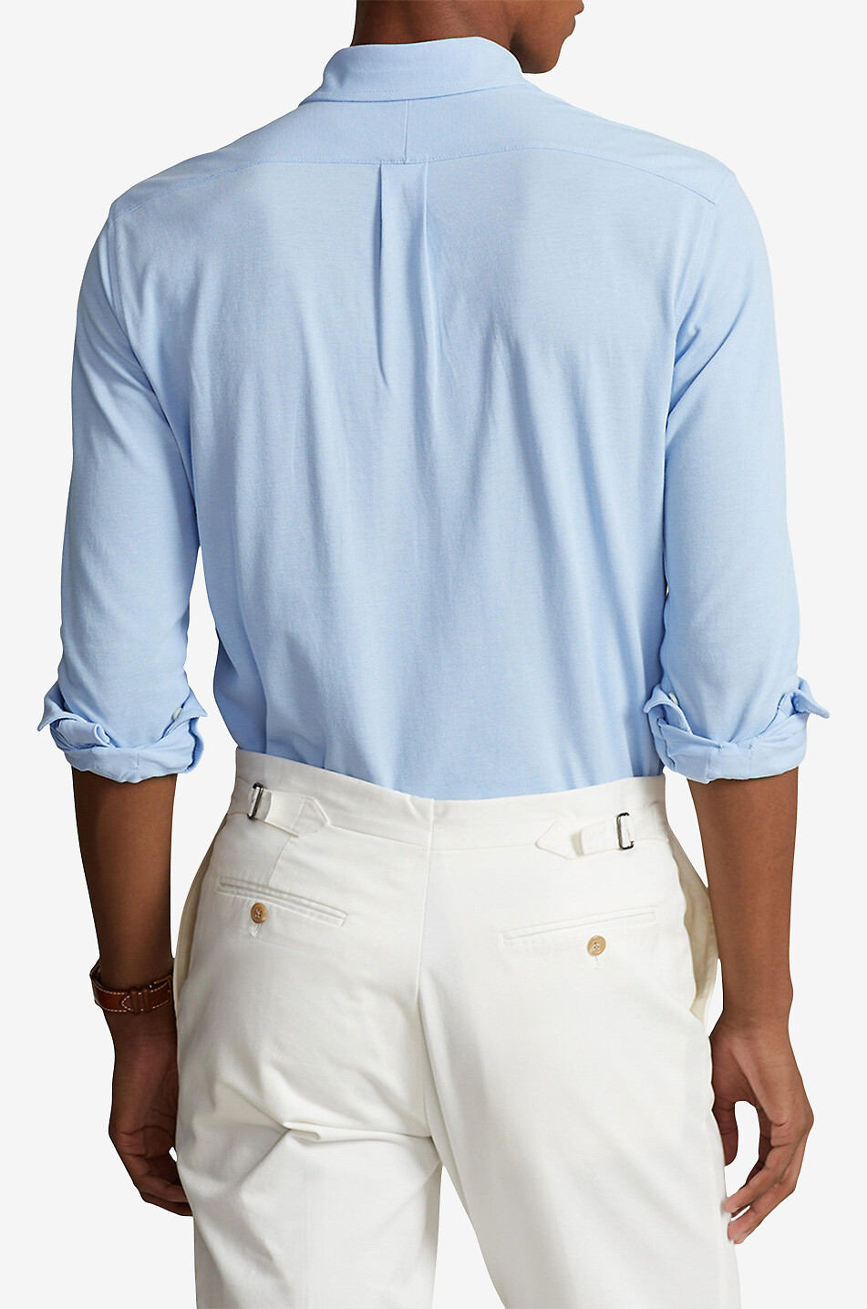 Featherweight cotton piqué shirt