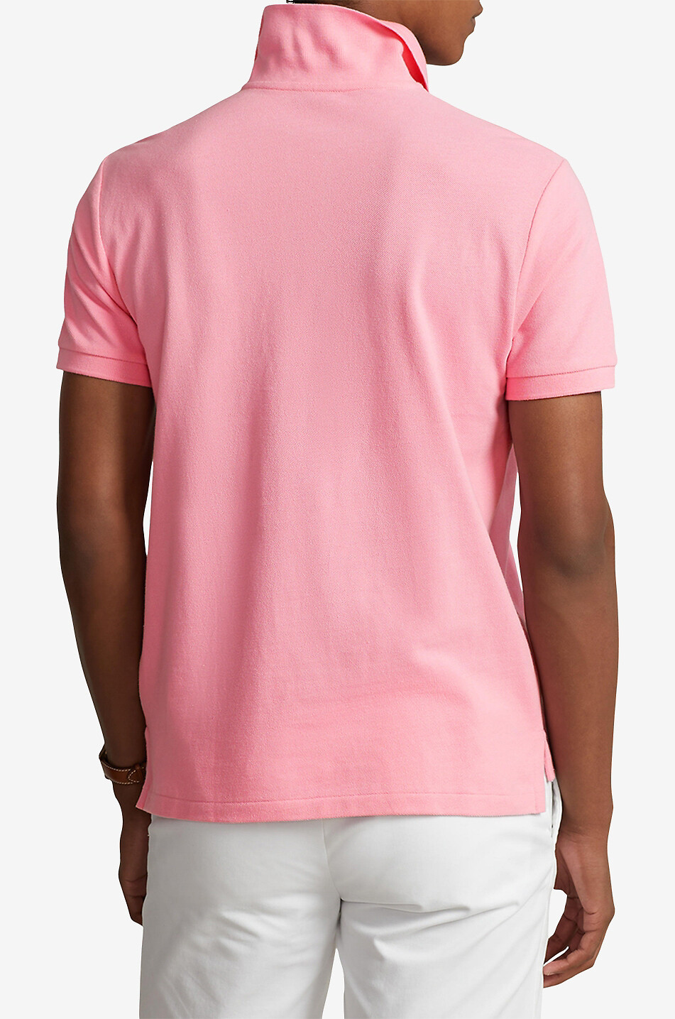 Custom Slim Fit Pony embroidered piqué cotton polo shirt