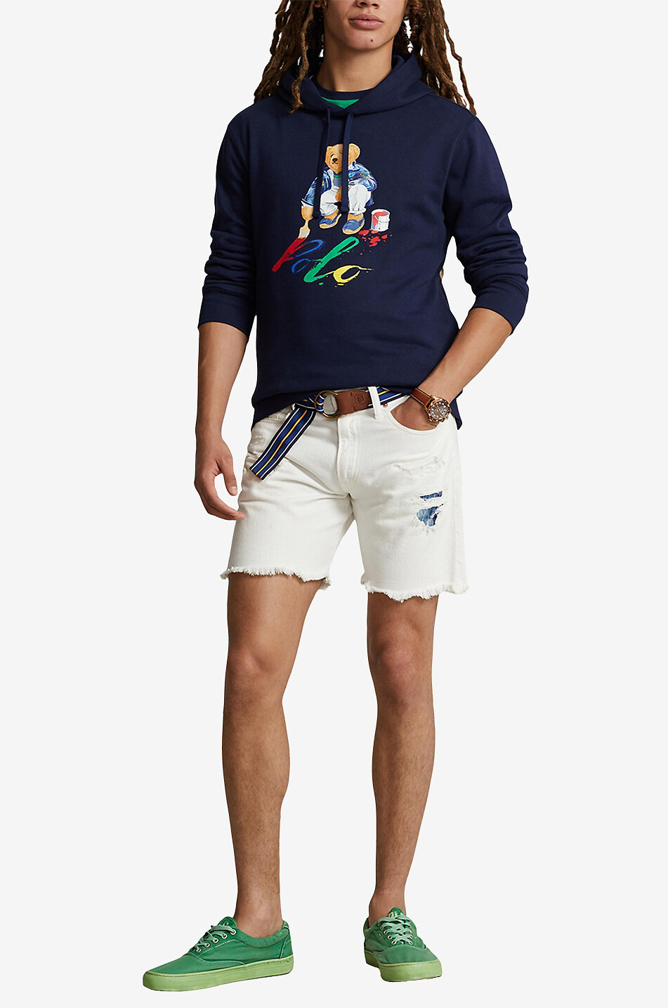 POLO RALPH LAUREN Kapuzensweatshirt aus Fleece Polo Bear Herren DUNKEL BLAU 4