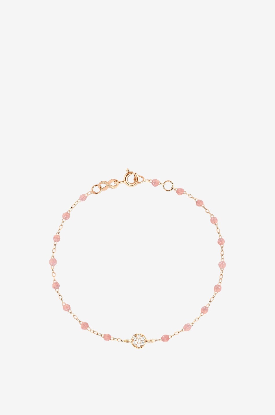 Roségold-Armband mit Diamanten Puce Blush