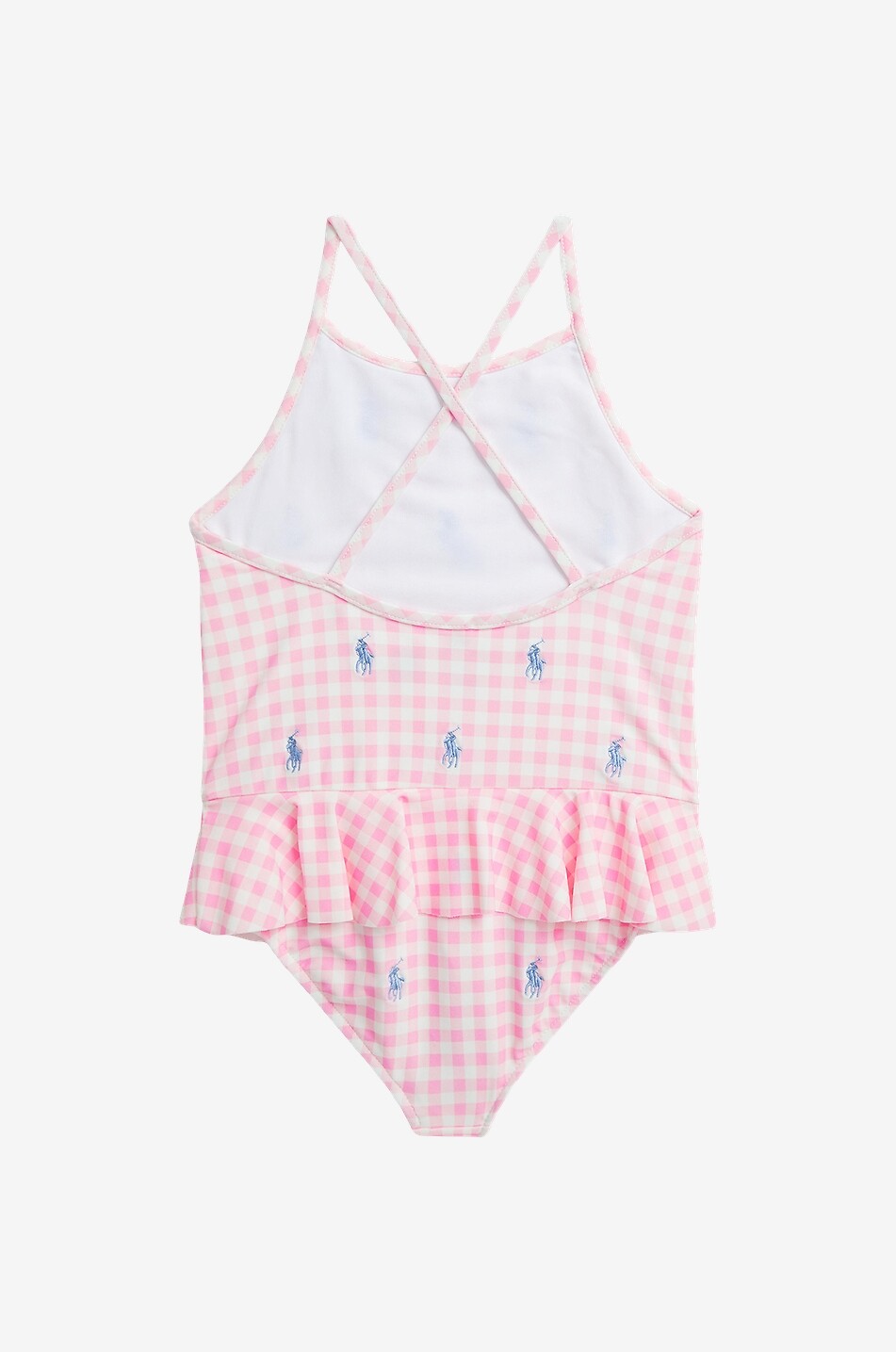Maillot de bain à carreaux vichy fille Pony Allover