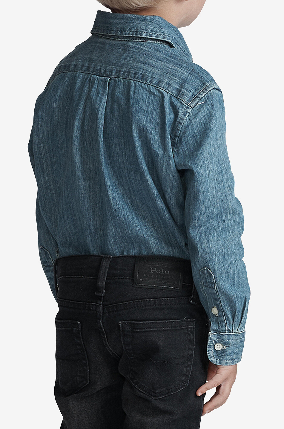 POLO RALPH LAUREN Jungen-Jeanshemd Pony Junge BLAU 5