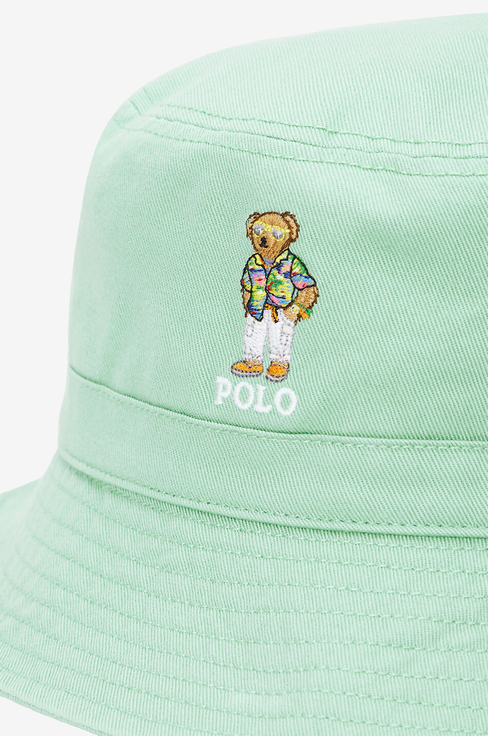 POLO RALPH LAUREN Baumwoll-Fischerhut für Jugendliche Polo Bear Celadon Junge GRÜN 3