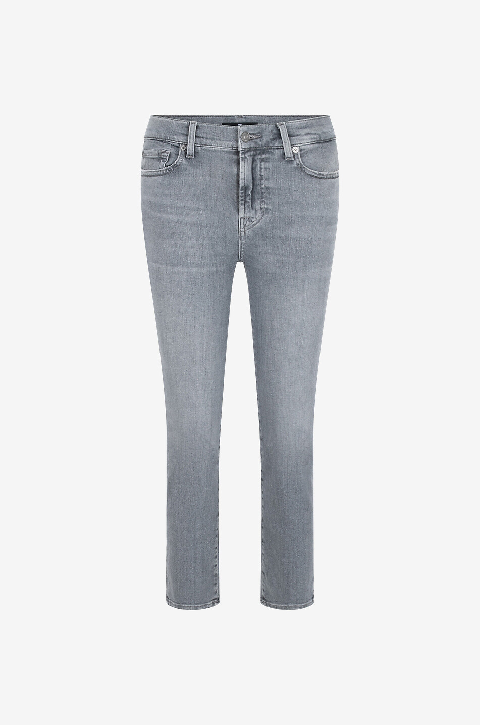 Jeans mit geradem Bein aus Baumwolle The Straight Crop Slim Illusion Runaway