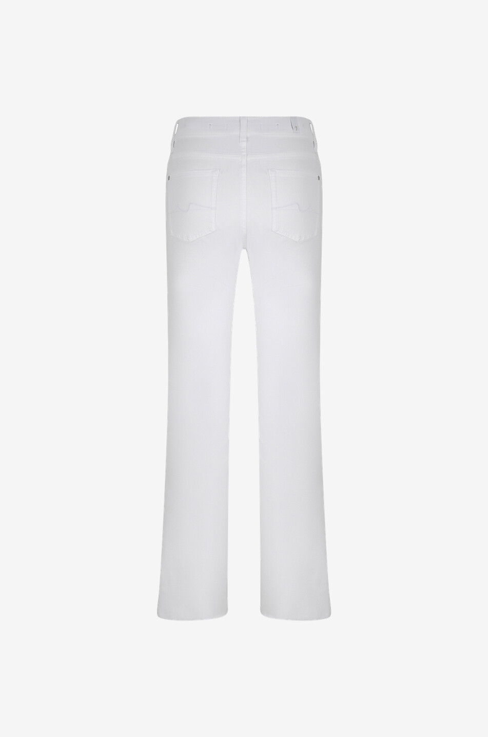 7 FOR ALL MANKIND Jeans mit ausgestelltem Bein aus Baumwolle Bootcut Tailorless Damen WEISS 2