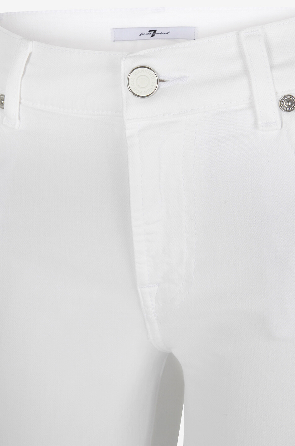7 FOR ALL MANKIND Jeans mit ausgestelltem Bein aus Baumwolle Bootcut Tailorless Damen WEISS 3