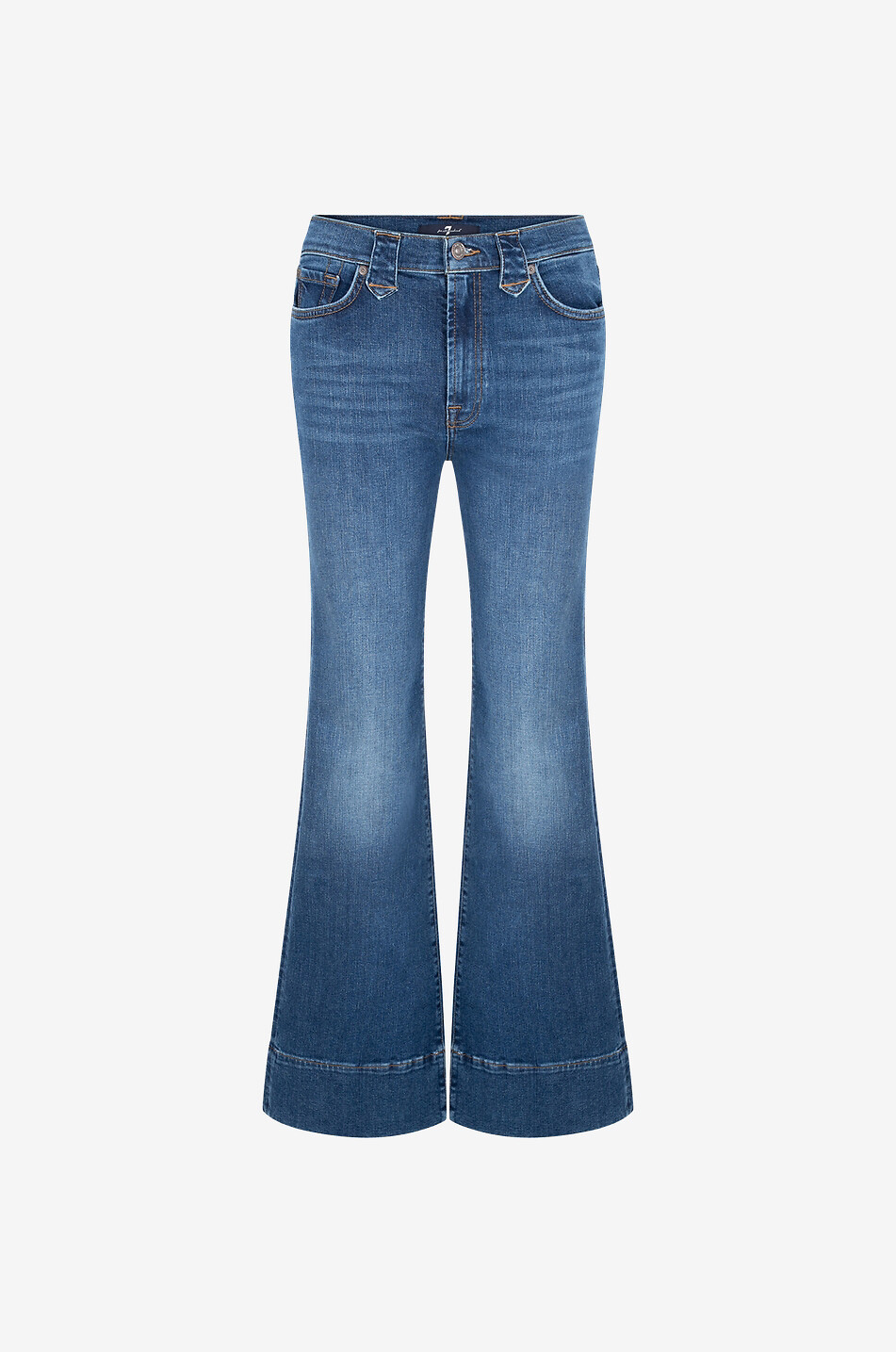 Jeans mit ausgestelltem Bein aus Baumwolle Western Modern Dojo Wayne