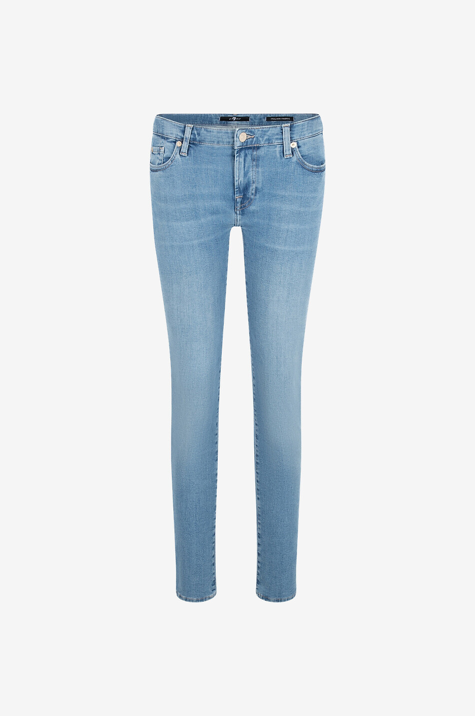 7 FOR ALL MANKIND Pyper Slim Illusion Intro cotton skinny jeans Women LIGHT BLUE 1