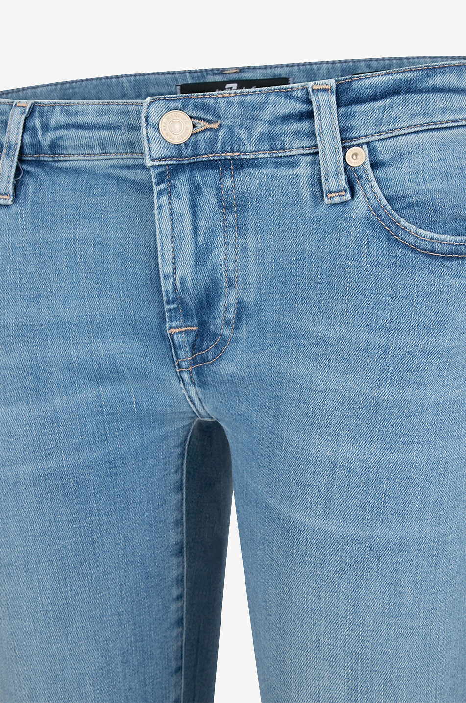 7 FOR ALL MANKIND Pyper Slim Illusion Intro cotton skinny jeans Women LIGHT BLUE 3