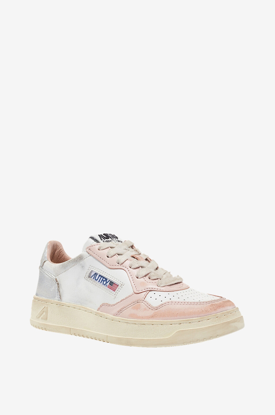 Medalist Super Vintage low-top sneakers with pink and silver details