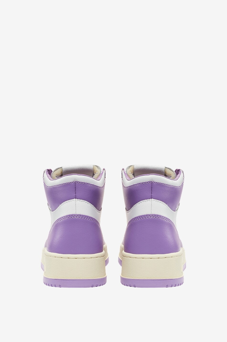 AUTRY Medalist Mid sneakers in leather with lavender detailing Women PURPLE 3