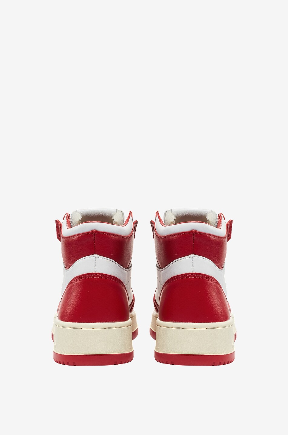 Hohe Ledersneakers mit roten Details Medalist Mid