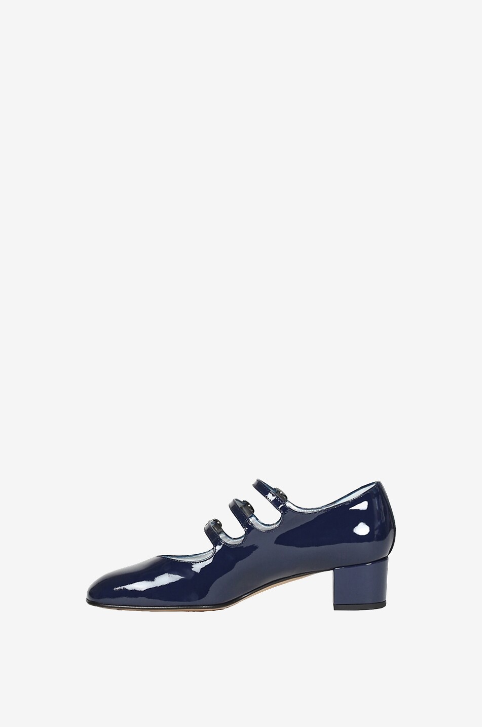 CAREL Babies en cuir verni Kina 45 Femme BLEU FONCE 4