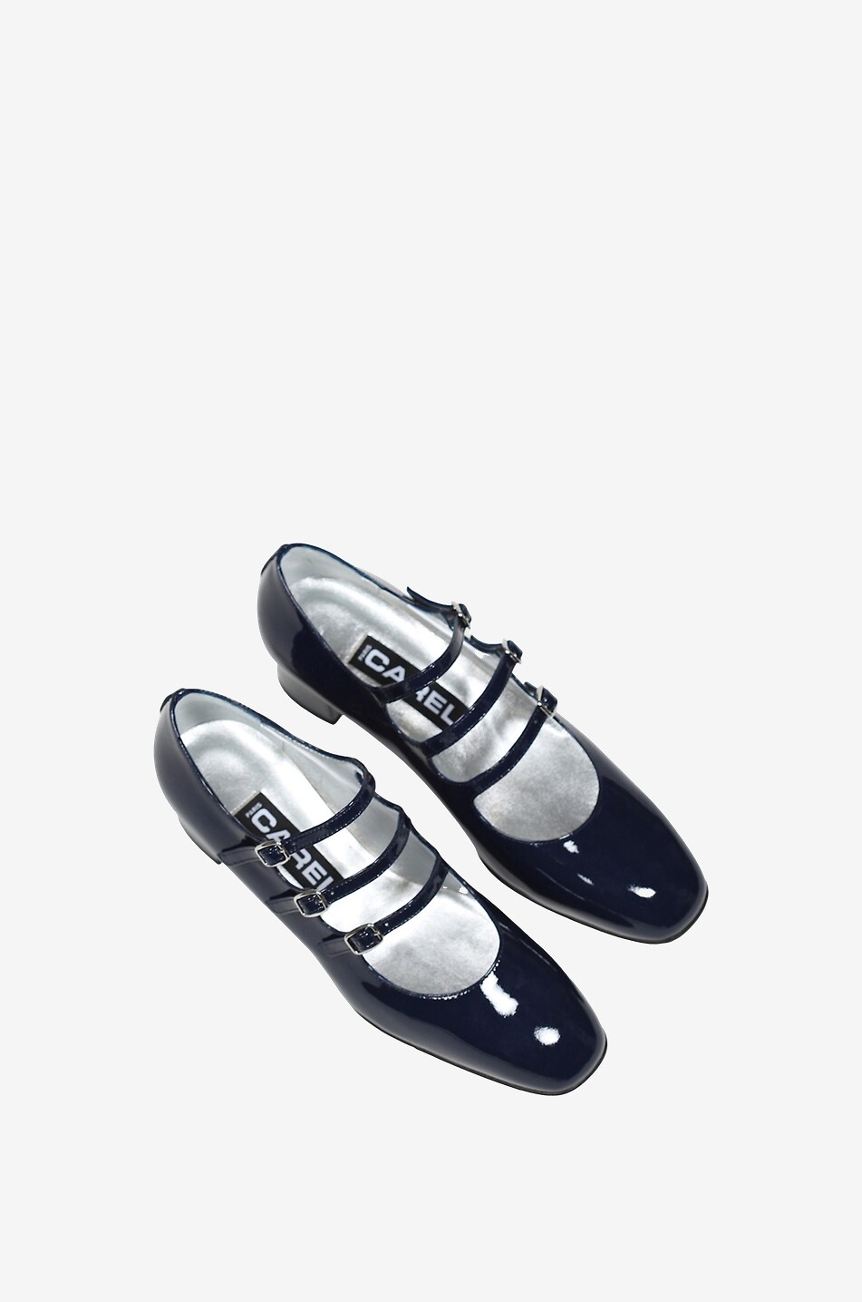 CAREL Babies en cuir verni Kina 45 Femme BLEU FONCE 6