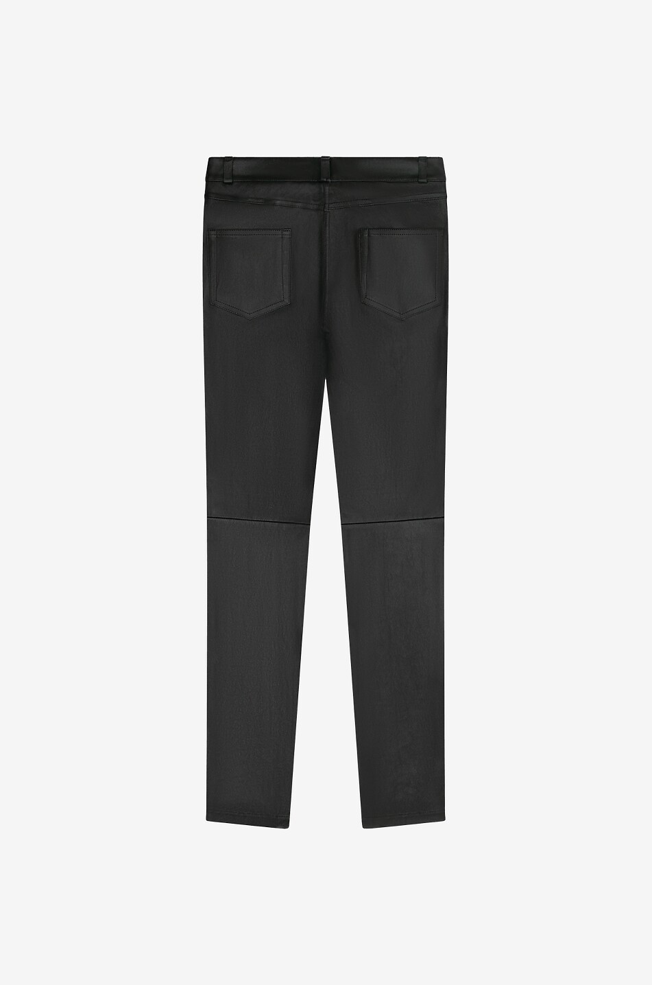 Slim-Fit-Hose aus Lammleder