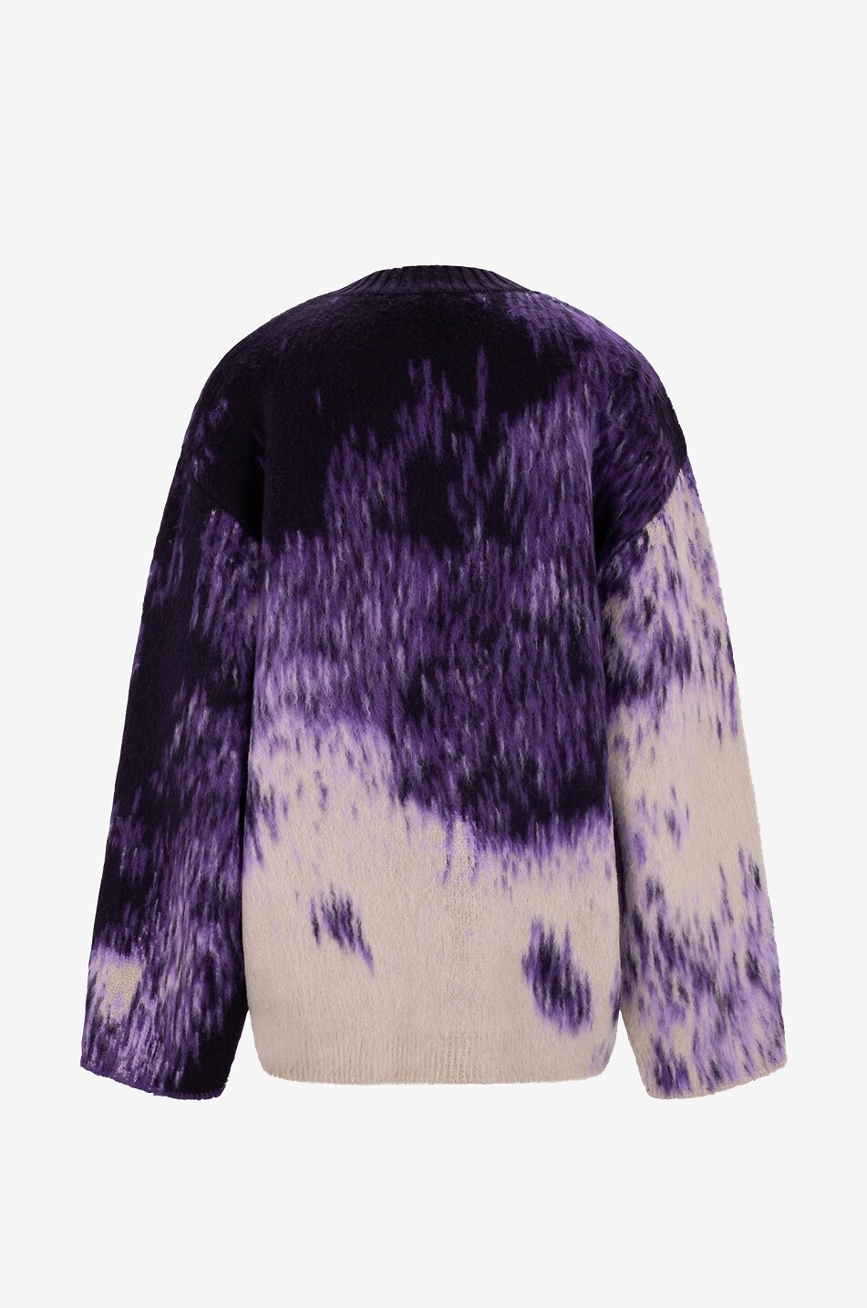 THE ATTICO Purple Shades fluffy oversize jumper Women PURPLE 2