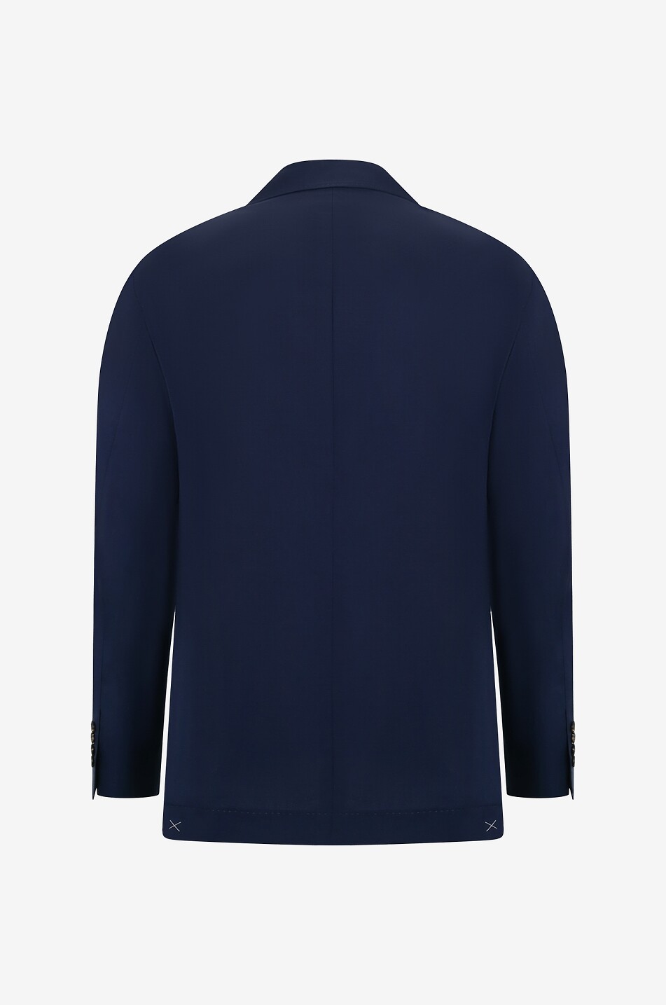 BRUNELLO CUCINELLI Leichter Blazer aus Schurwolle und Seide Herren MITTELBLAU 2