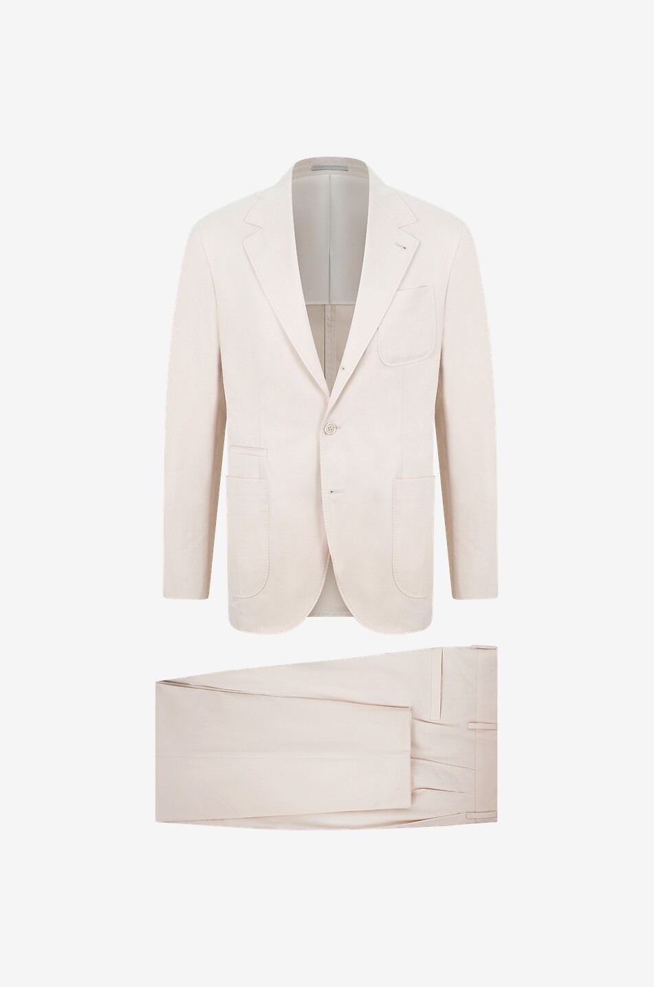 Anzug aus Baumwoll- und Kaschmirgabardine