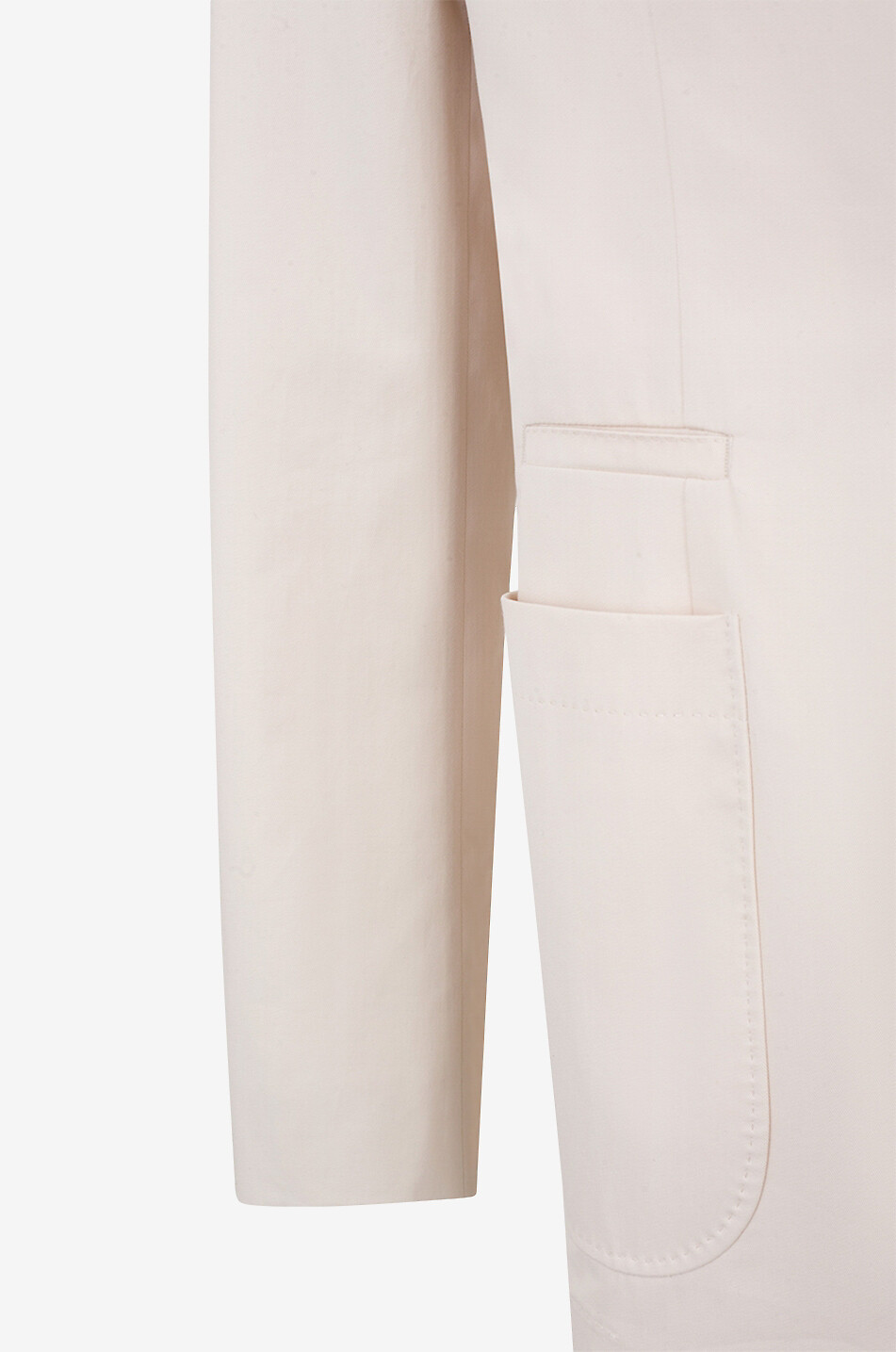 BRUNELLO CUCINELLI Cotton and cashmere gabardine suit Men EGGSHELL 3