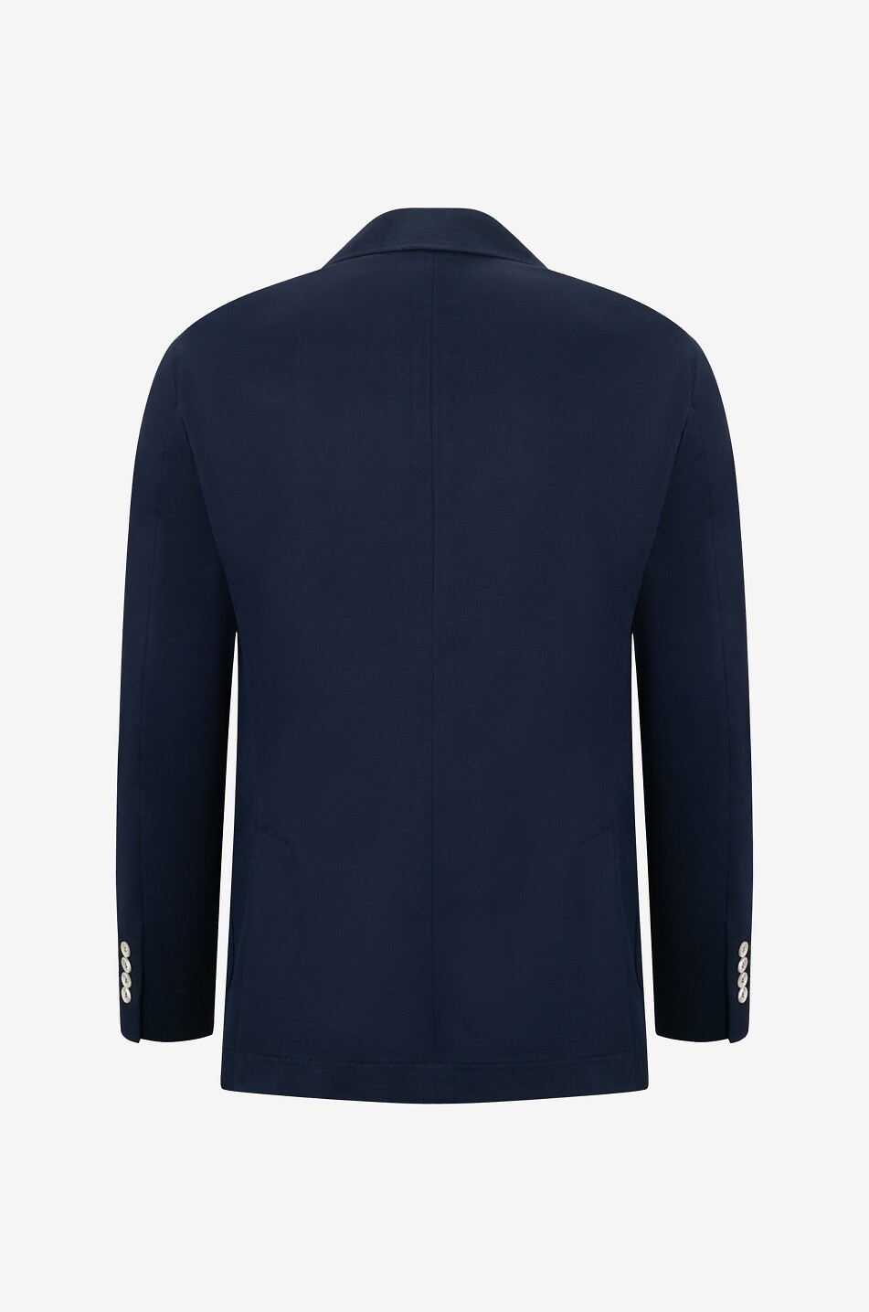 BRUNELLO CUCINELLI Costume en gabardine de coton et cachemire Homme BLEU FONCE 2