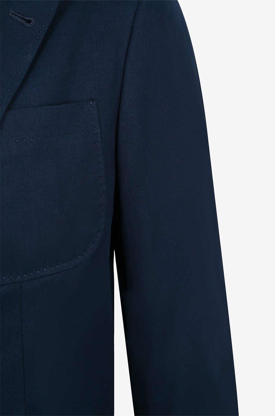 BRUNELLO CUCINELLI Costume en gabardine de coton et cachemire Homme BLEU FONCE 3