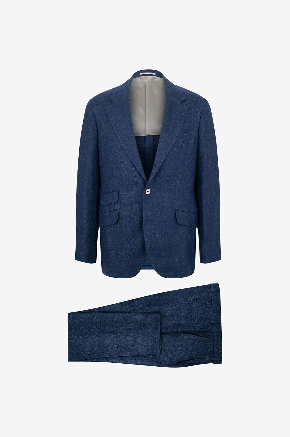 Anzug aus Leinenmix-Twill