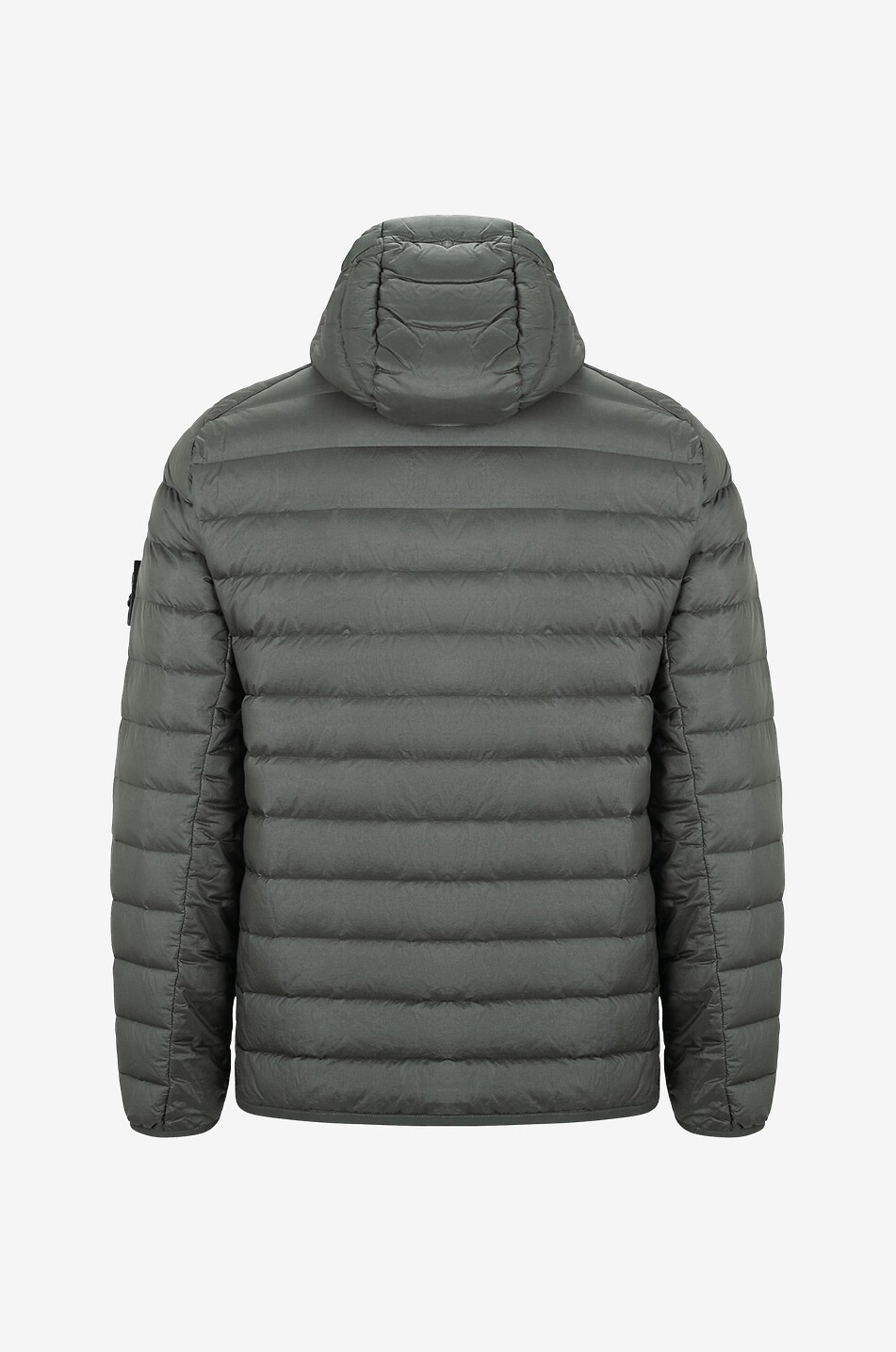 STONE ISLAND 40124 Loom Woven Chambers R-Nylon Down-TC hooded lightweight down jacket Men KHAKI 2