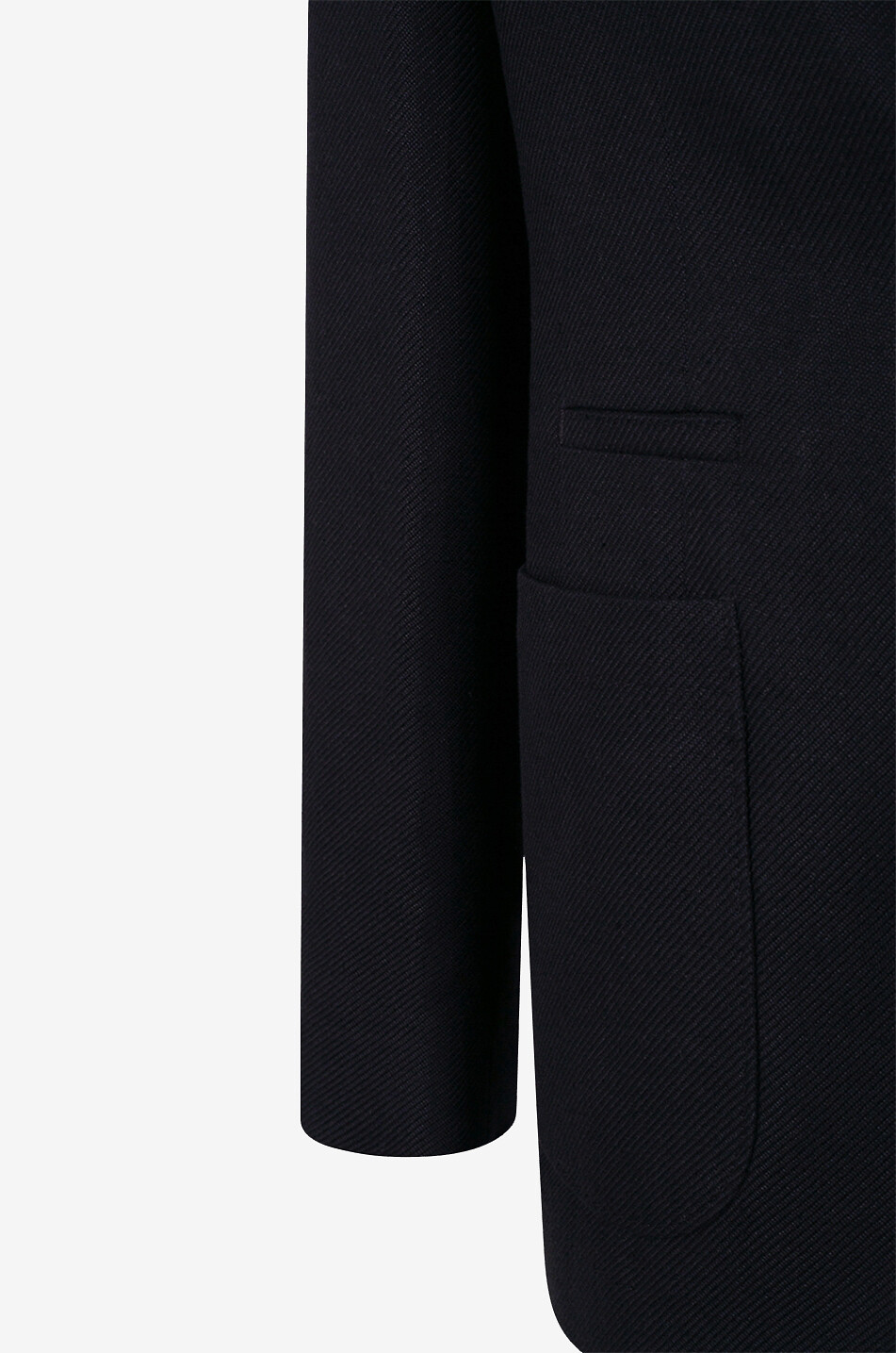 BRUNELLO CUCINELLI Blazer déstructuré en sergé de lin mélangé Homme NOIR 3