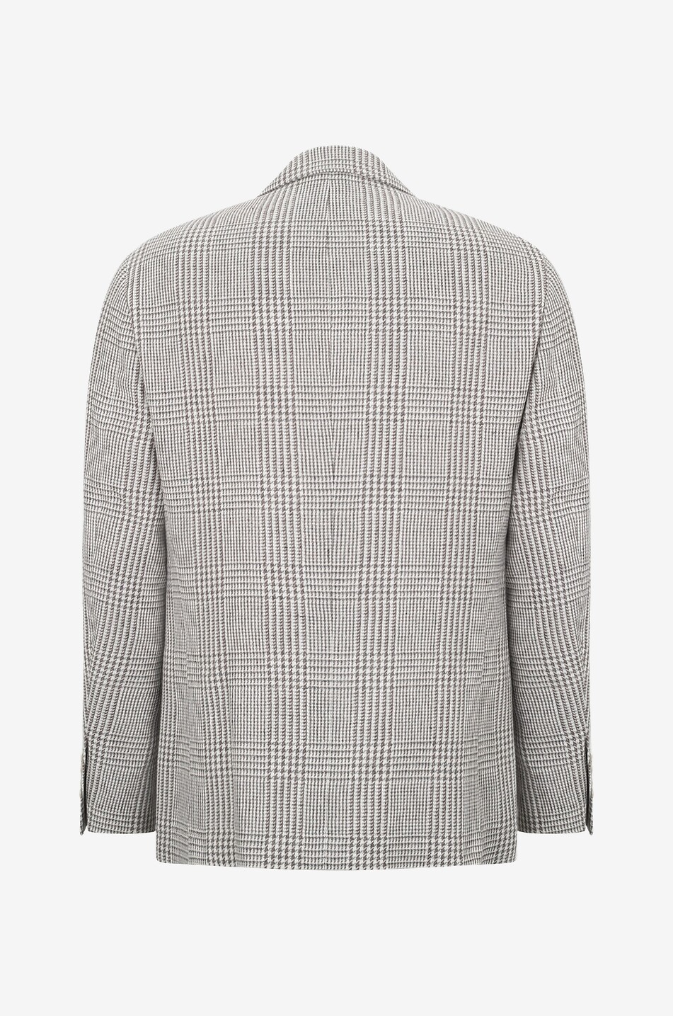 BRUNELLO CUCINELLI Glencheck-Blazer aus Leinen und Seide Herren BRAUN 2