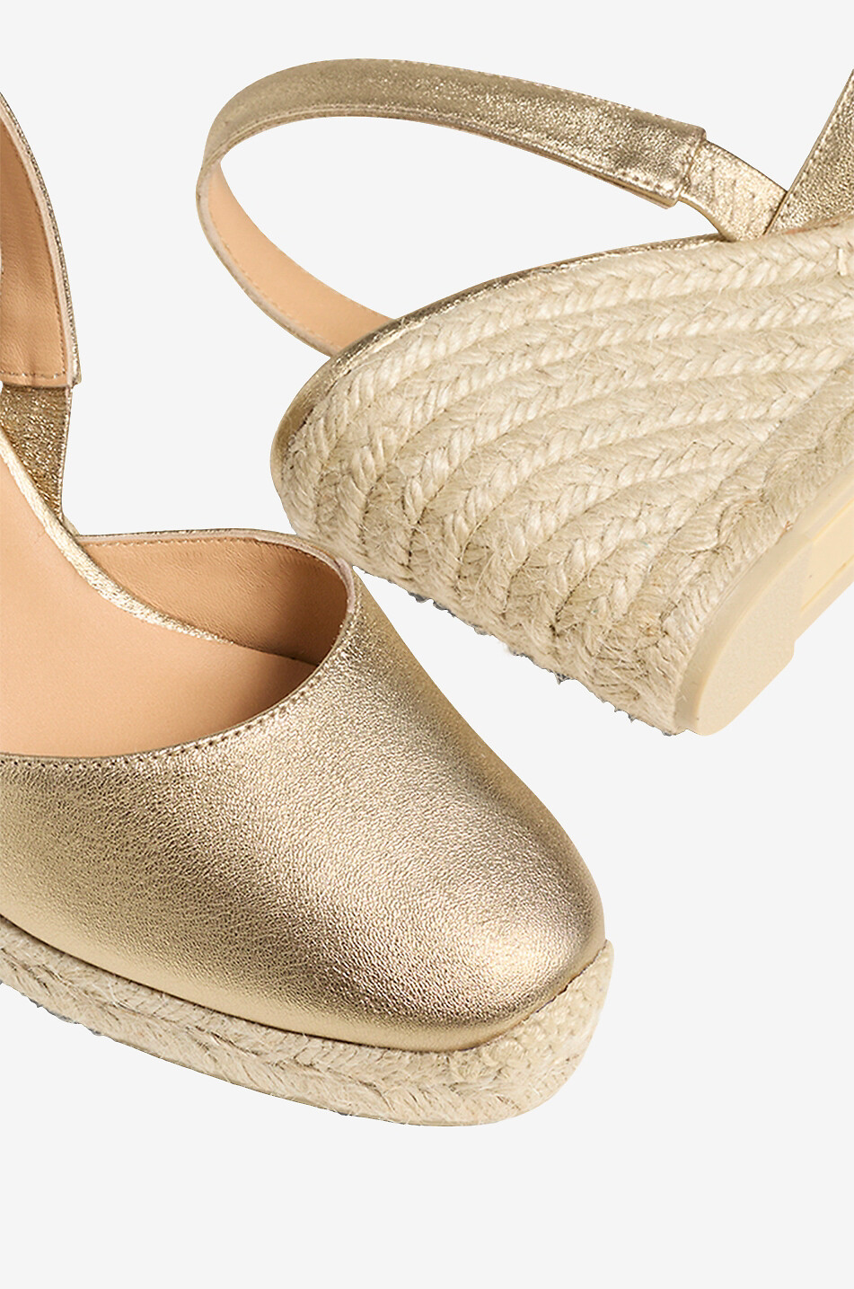 Espadrille femme doré on sale