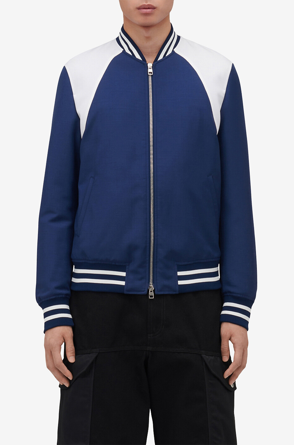 Harness wool varsity jacket ALEXANDER McQUEEN Bongenie Outlet