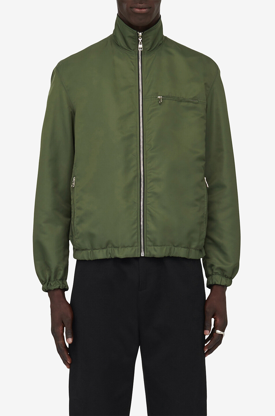 Wendbare Nylon- und Sweatbomberjacke McQueen Graffiti