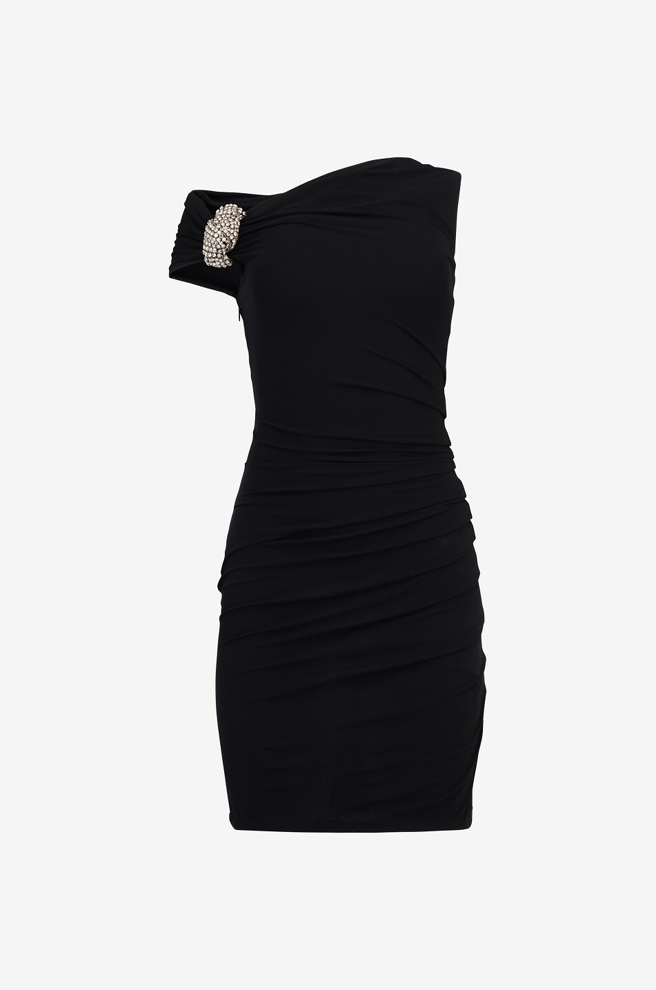 ALEXANDER McQUEEN Crystal Knot evening mini dress Women BLACK 1