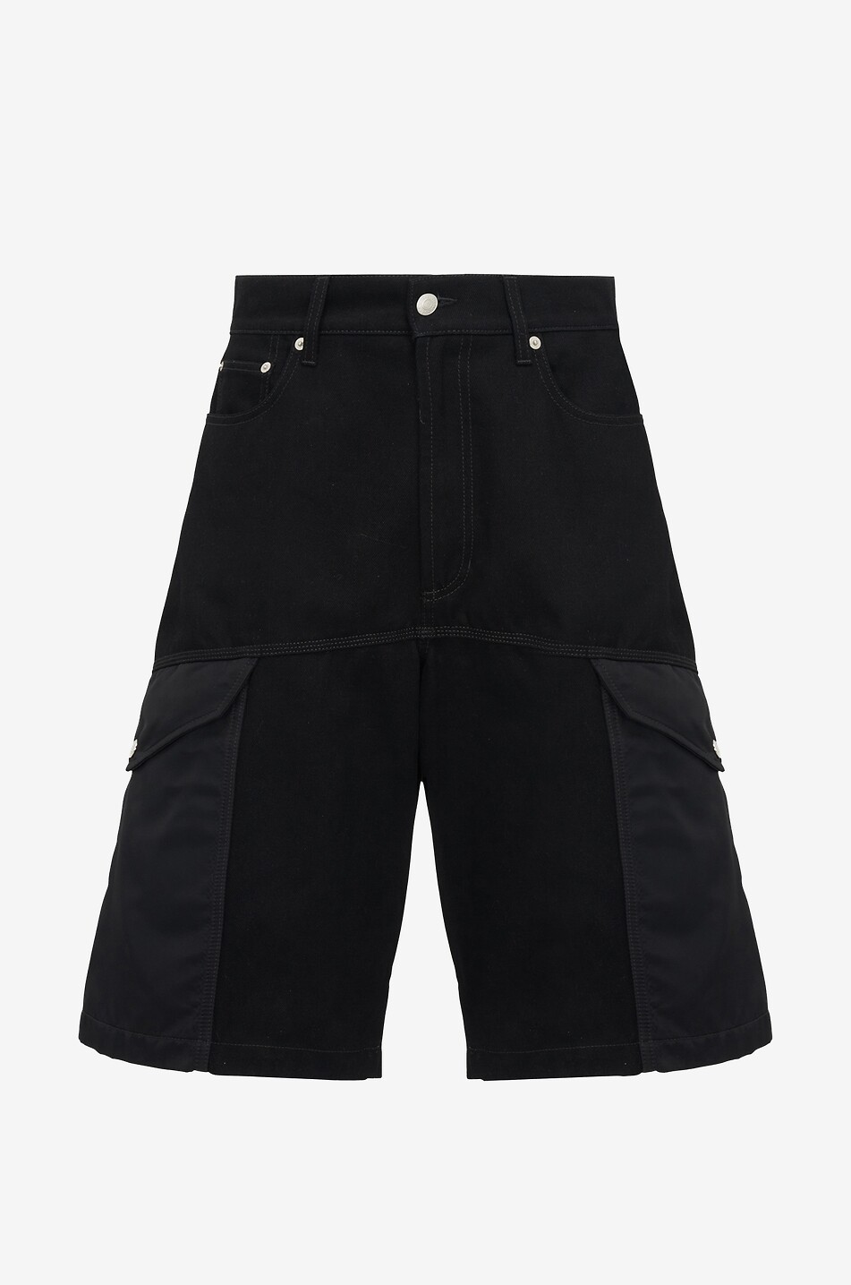 Cargo-Denim-Shorts Hybrid