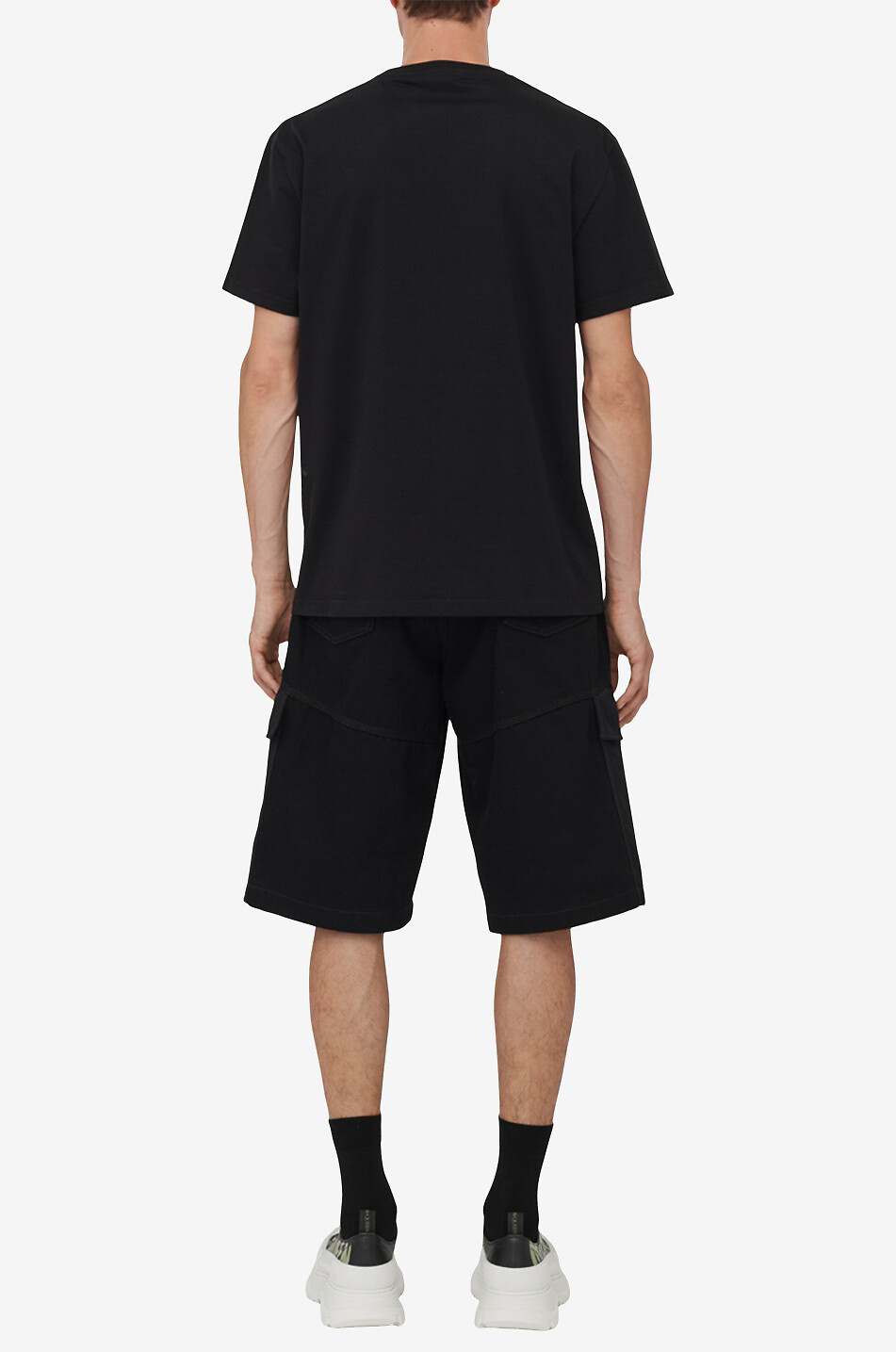 ALEXANDER McQUEEN Kurzarm-T-Shirt mit Print McQUEEN Graffiti Herren SCHWARZ 4