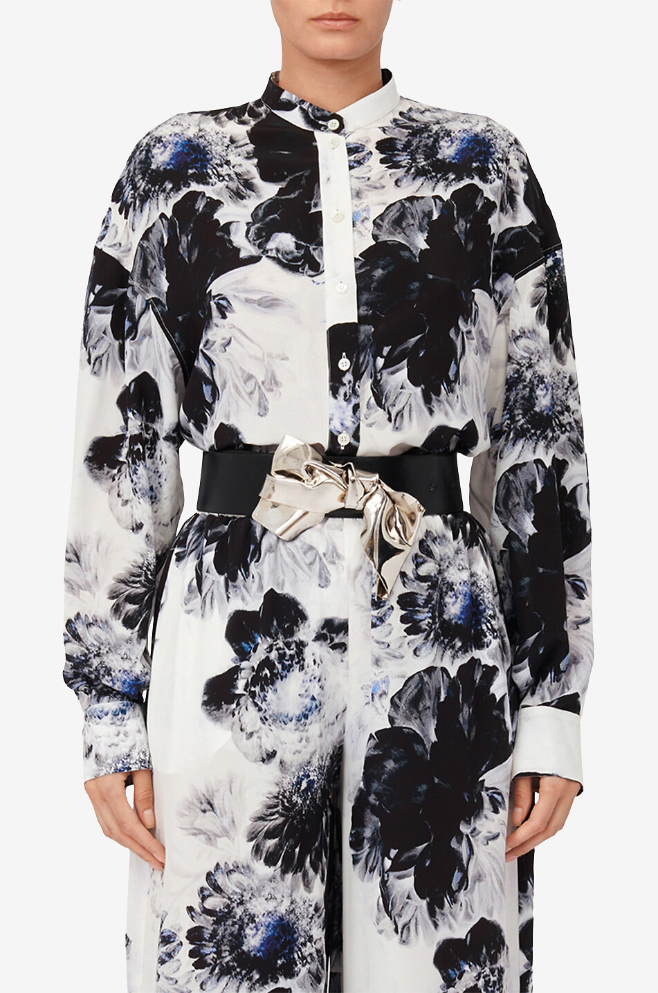 louren / flower pattern cocoon dress|ロングワンピース louren / flower pattern cocoon dress|ロングワンピース
