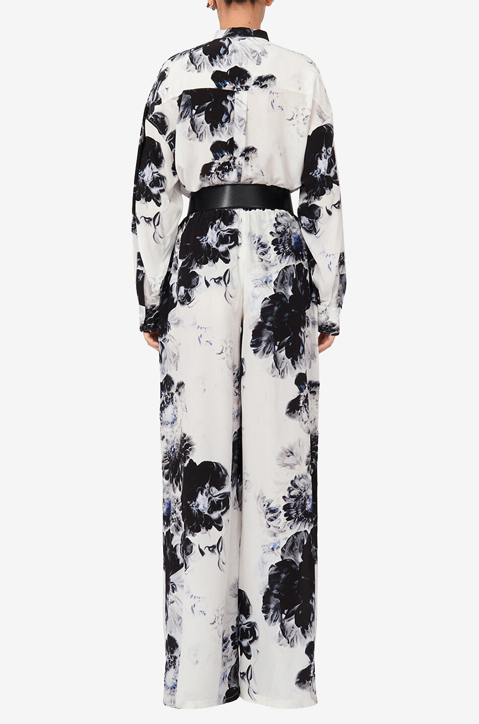 ALEXANDER McQUEEN Chemise en soie fleurie Chiaroscuro Cocoon Sleeve Femme MULTICOLORE 6