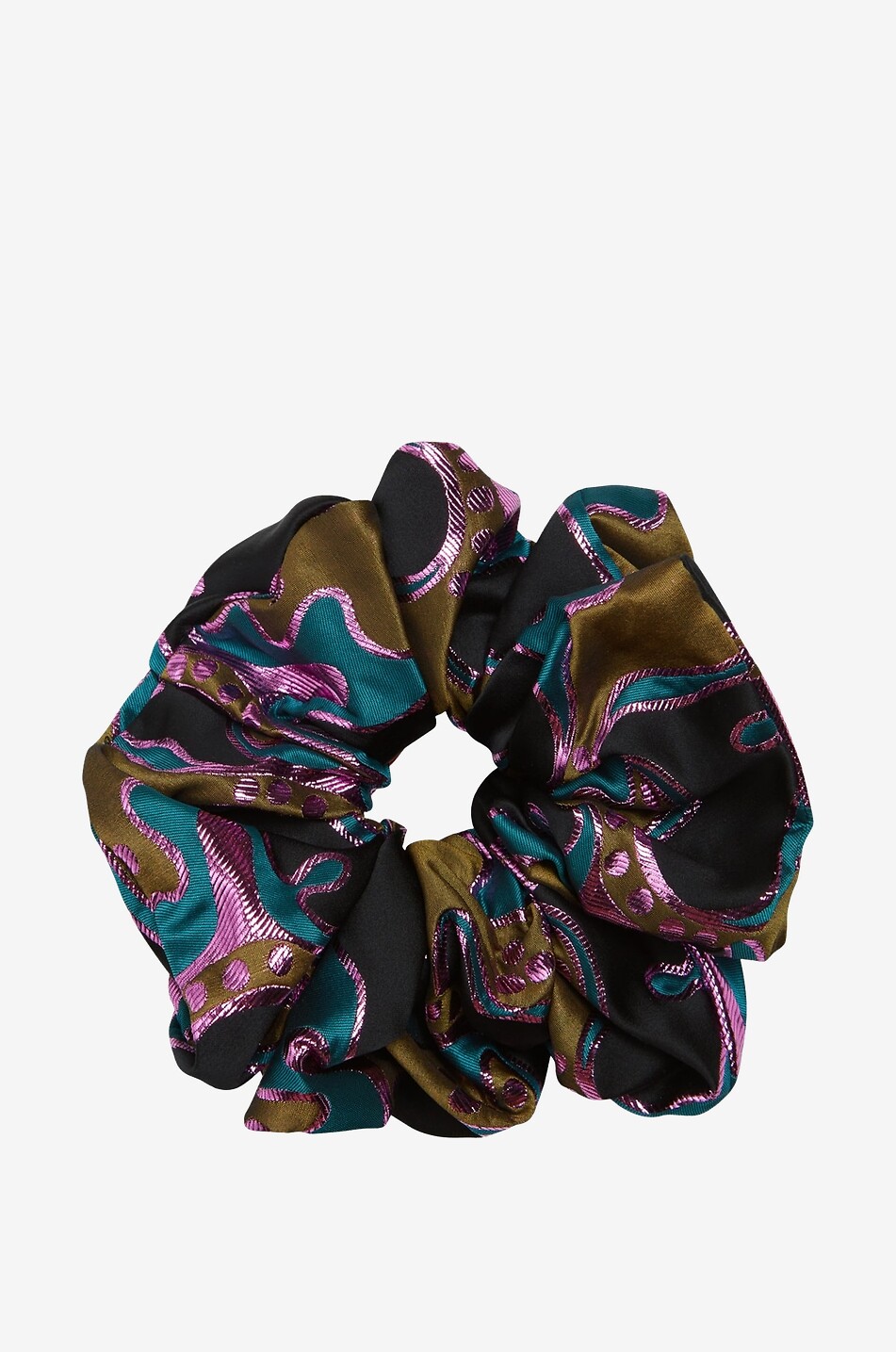 Chouchou en jacquard Giga Scrunchie Spritz