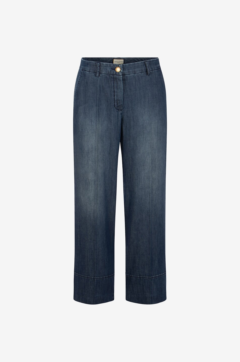 SEDUCTIVE Ausgewaschene Jeans mit geradem Bein Mia Damen DUNKELBLAU 1