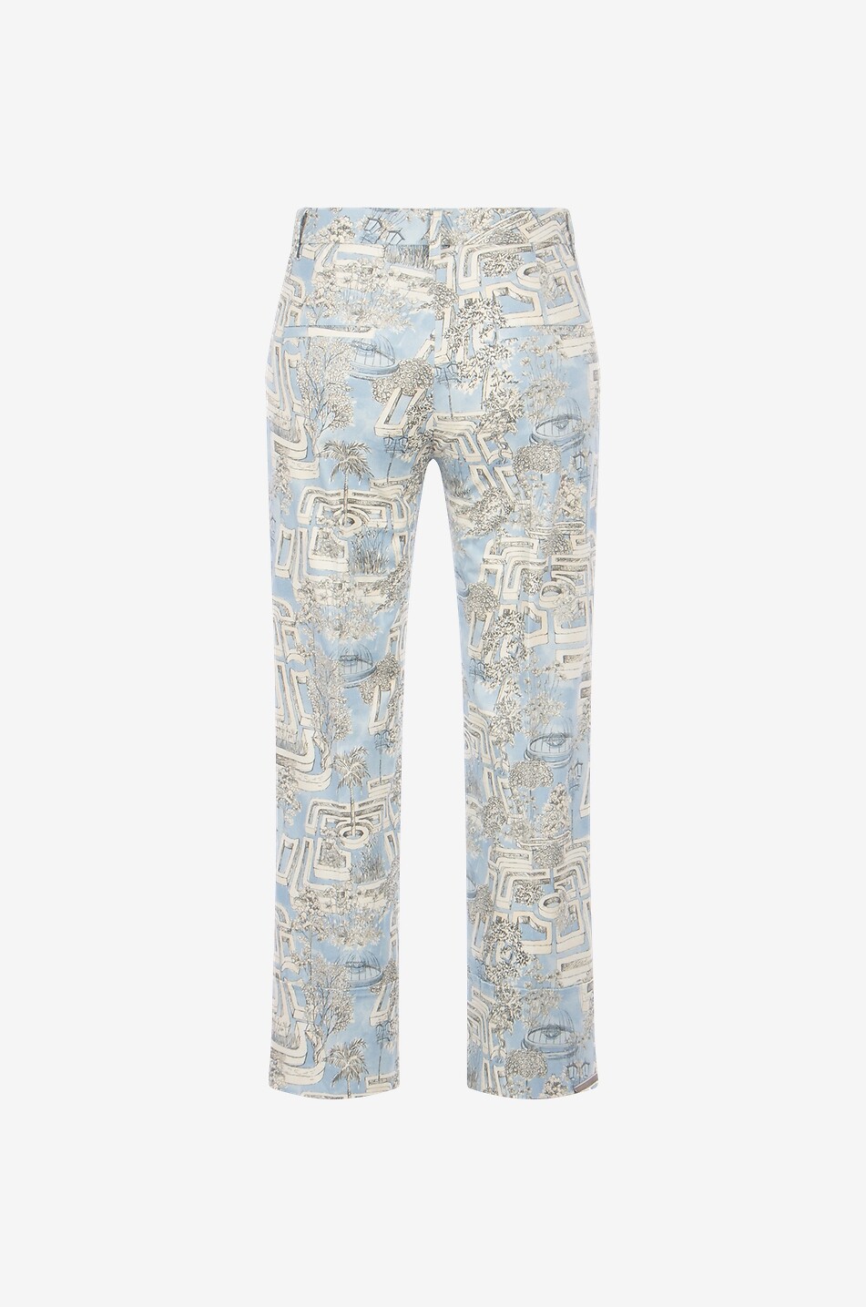 SEDUCTIVE Mia straight-leg trousers with abstract print Women MULTI COLOURED 2