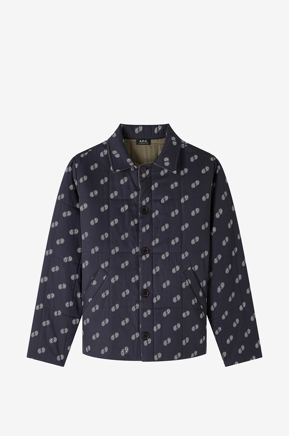 Blouson matelassé réversible en coton Lenny