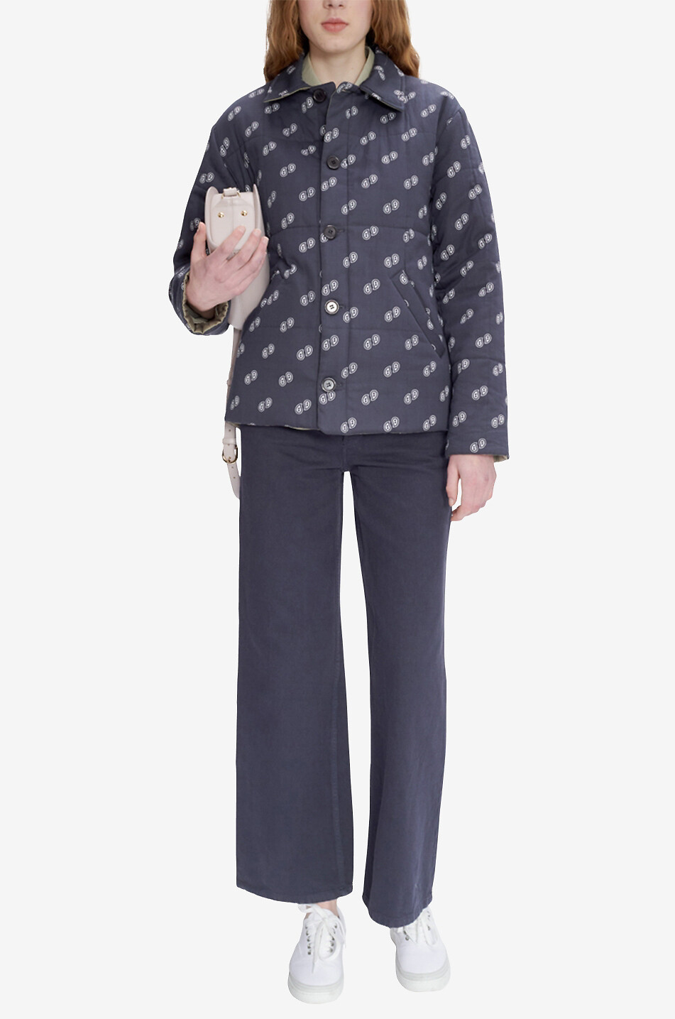 Blouson matelassé réversible en coton Lenny