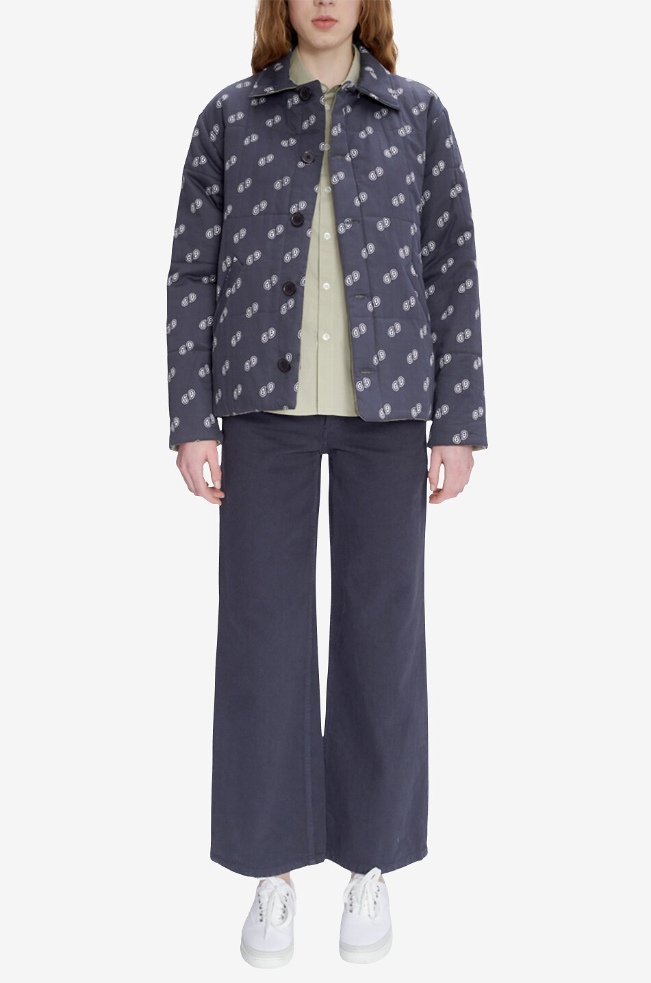 A.P.C. Blouson matelassé réversible en coton Lenny Femme BLEU FONCE 3