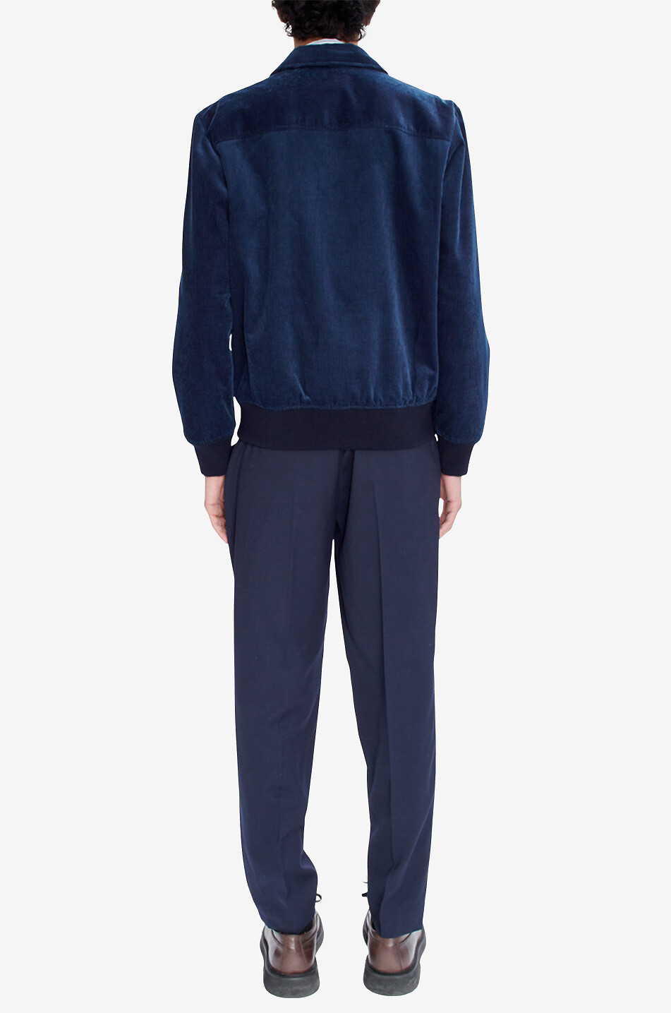 A.P.C. Bomberjacke aus Cordsamt Gilles Herren DUNKELBLAU 4