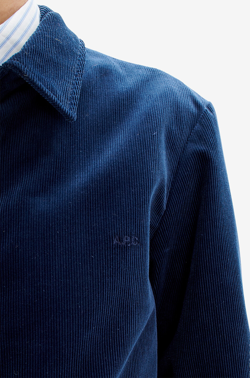 A.P.C. Bomberjacke aus Cordsamt Gilles Herren DUNKELBLAU 5