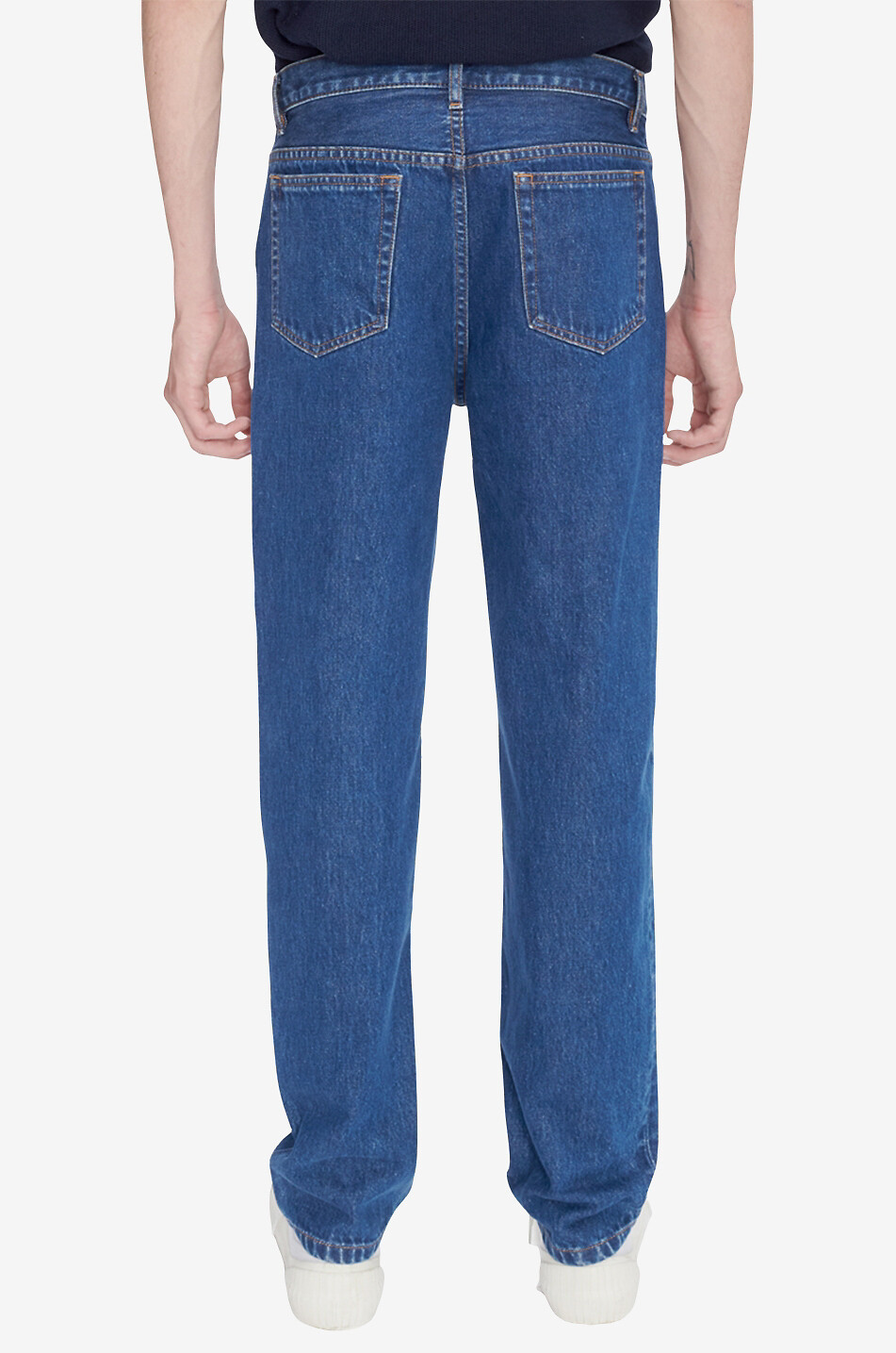 A.P.C. Jeans mit geradem Bein im 90er-Look Martin Herren DUNKELBLAU 4