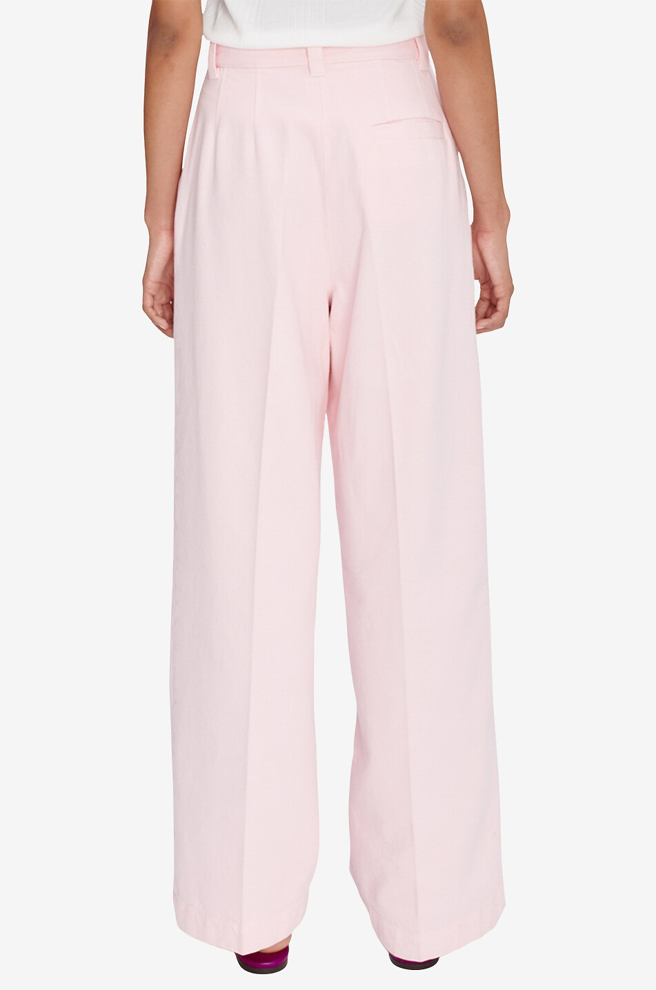 Pantalon large en denim Tressie